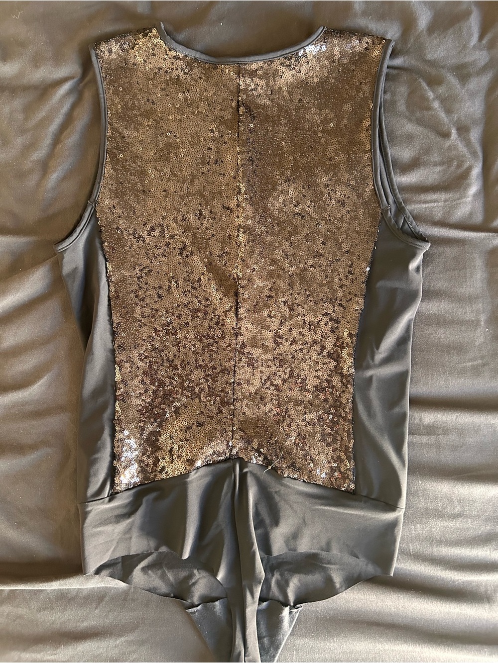 NWT Commando Black Sequin Sleeveless Bodysuit Top - Picture 4 of 6